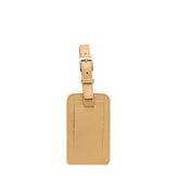 Porta indirizzo per bagagli,in pelle liscia beige. Prodotto da Pianigiani bags